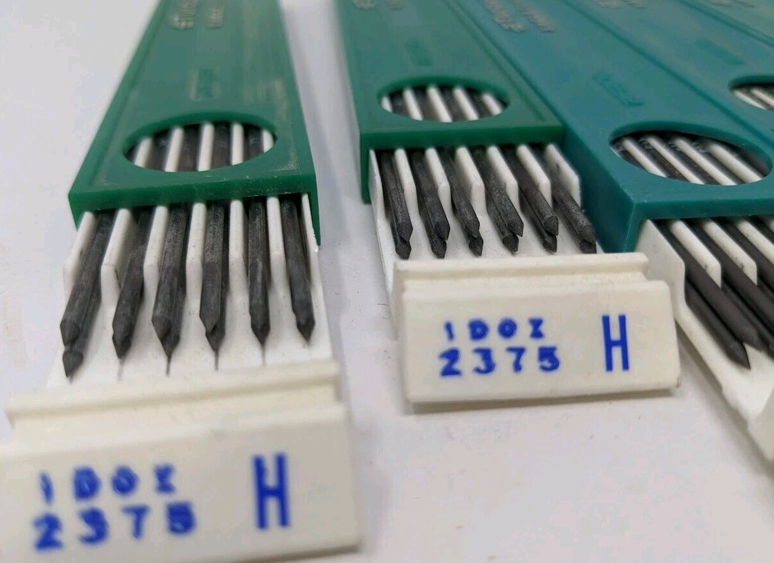 Vintage Berol Turquoise Eagle Drawing Leads 2375H 2375 6H Packs (Lot of 6)