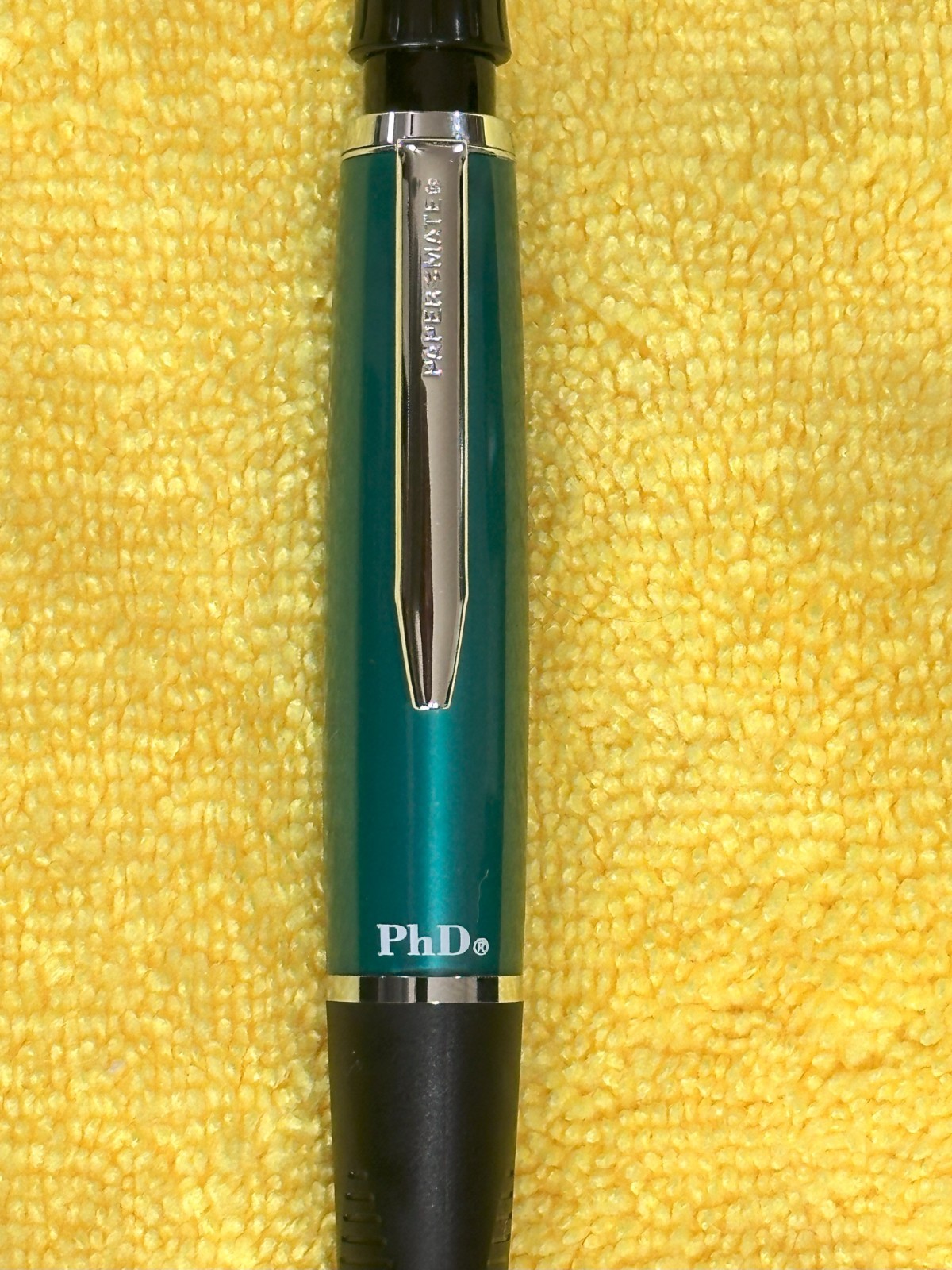 Paper Mate PhD Pencil.5mm Rare Forrest Green & Chrome Trim, New, Boxed!