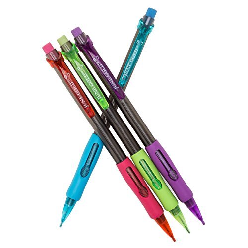 72 Mechanical Pencils HB #2 Lead, 2 Lead Dispensers/w Black Graphite 0.7 mm