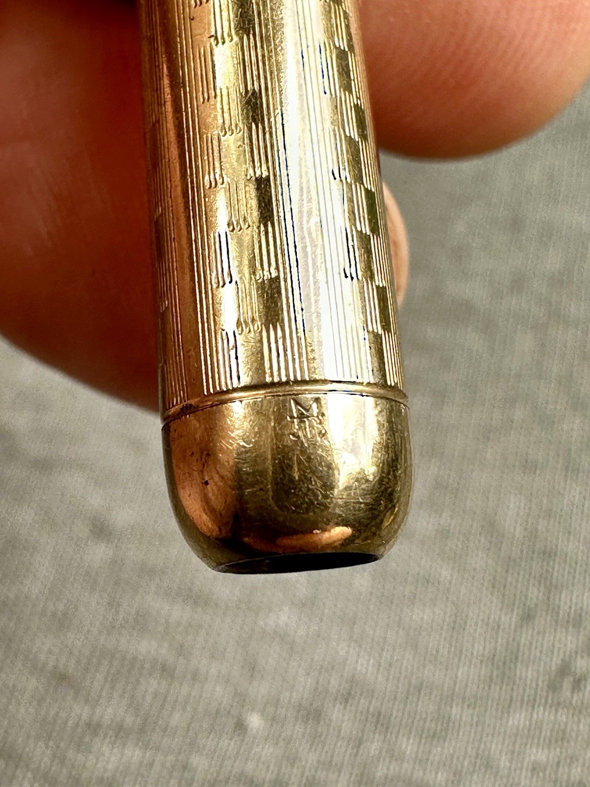 Mabie Todd Victorian Telescoping Magic Pencil MT Hallmark Gold Filled, Works
