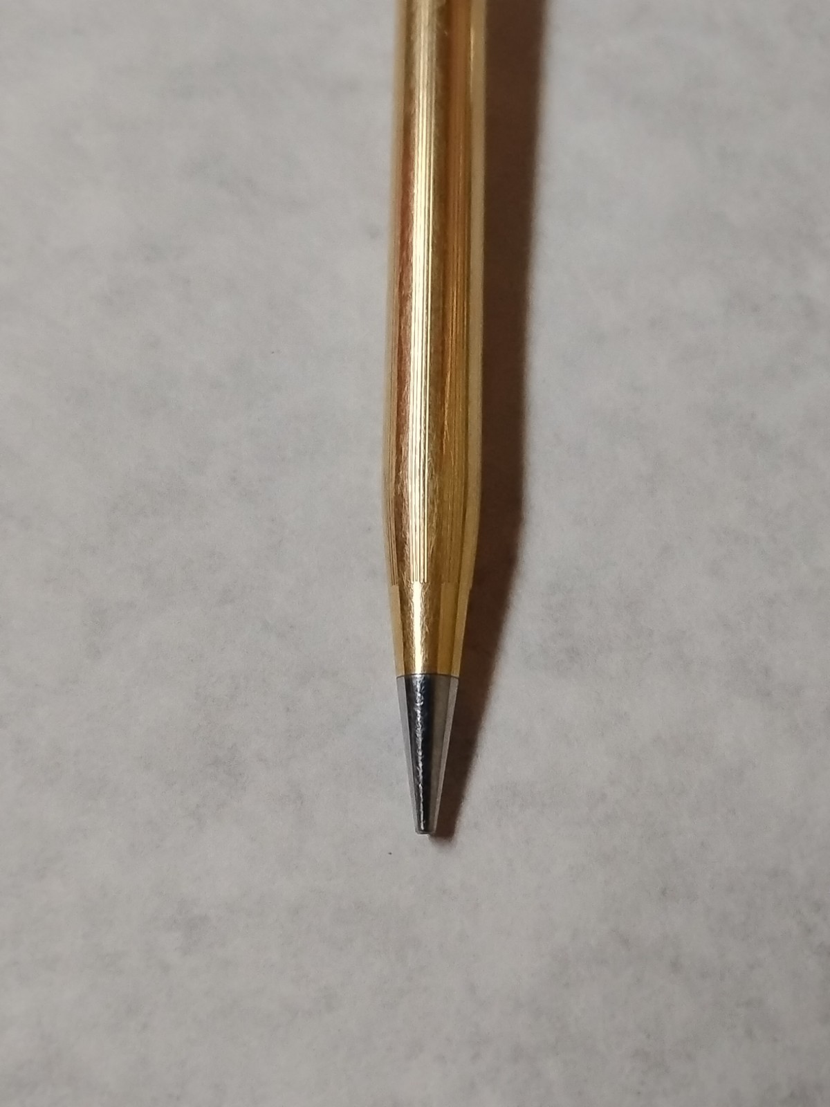 VTG Cross 1/20 10K Gold Filled Mechanical Pencil Personalized Emblem J&H #L3