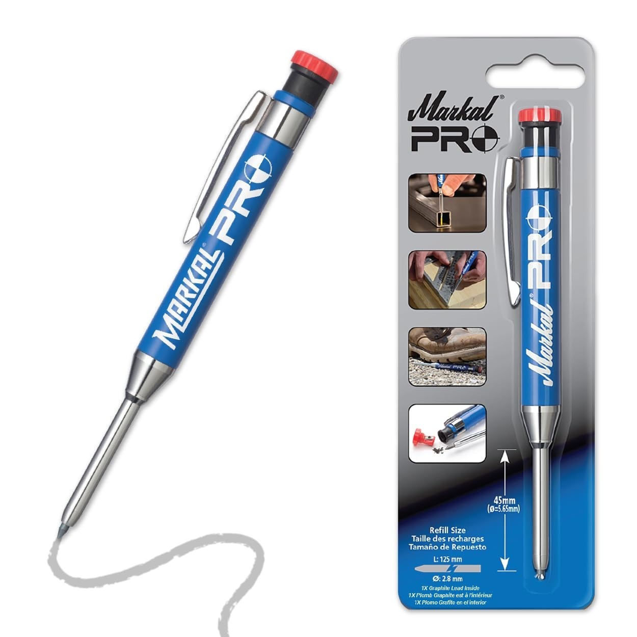 Graphite Lead Welding Marker with Sharpener