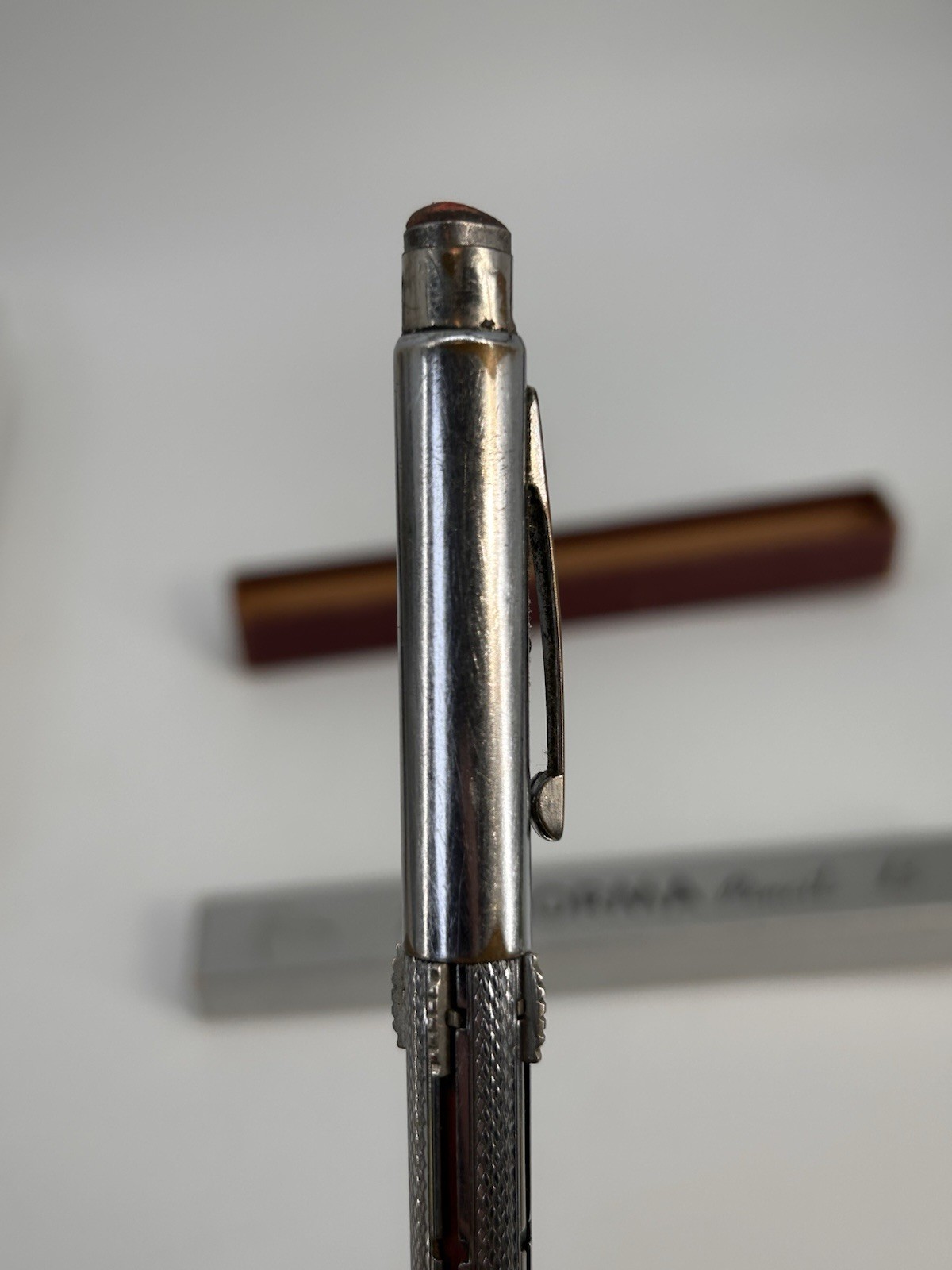 Vintage Norma Mechanical Pencil #104 Chrome Multi 4 Color with Box Instructions