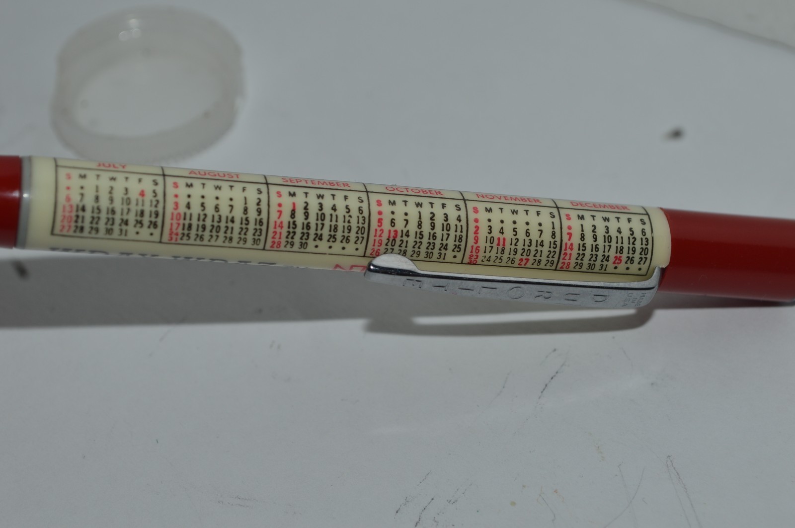 DUROLITE Mechanical Pencil 1984 Calendar Year WDAY-WDAZ TV Promo Near Mint Cond