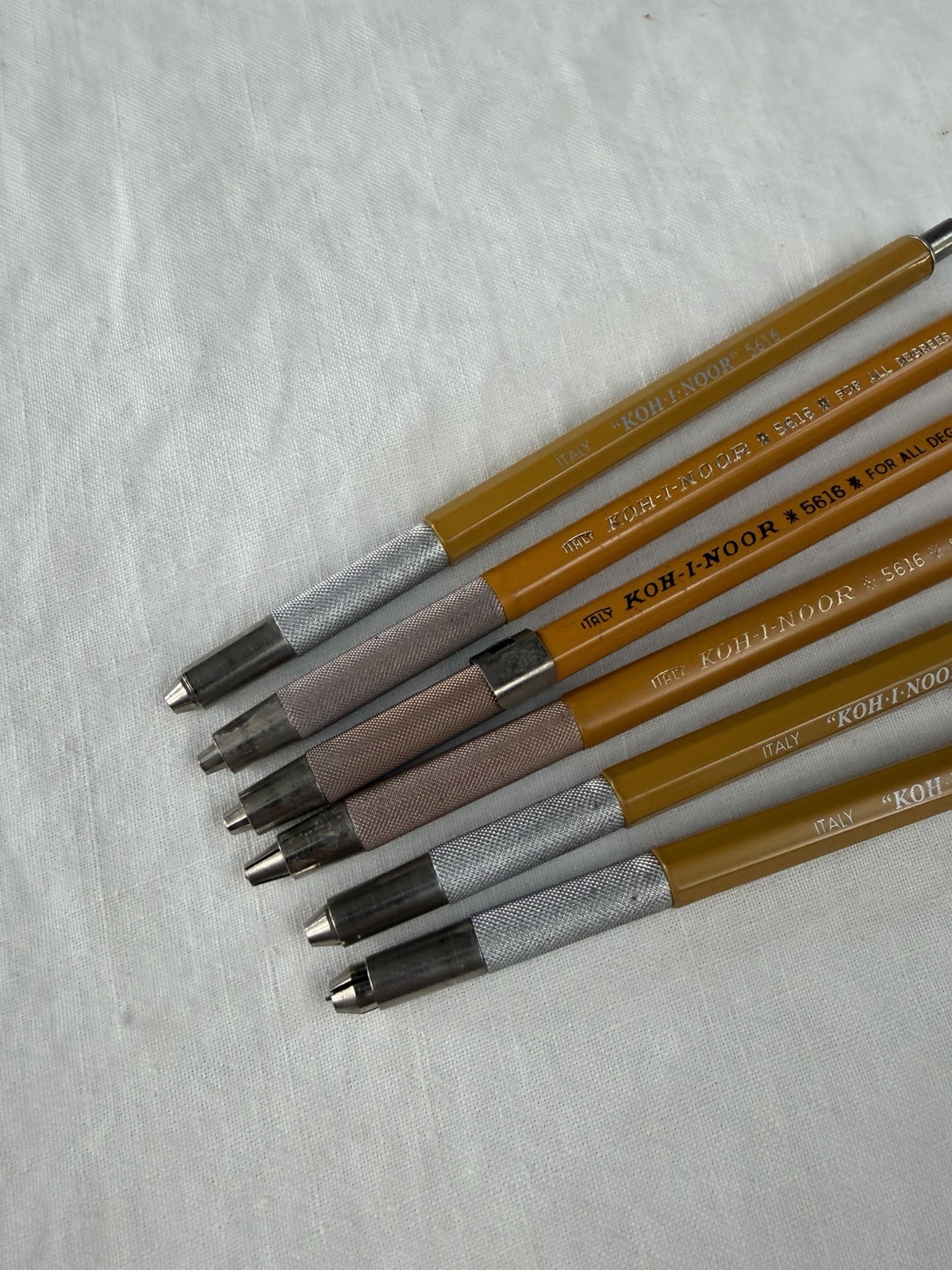 Vintage Koh-I-Noor 5616 lead holder mechanical Drafting Pencils Italy LOT