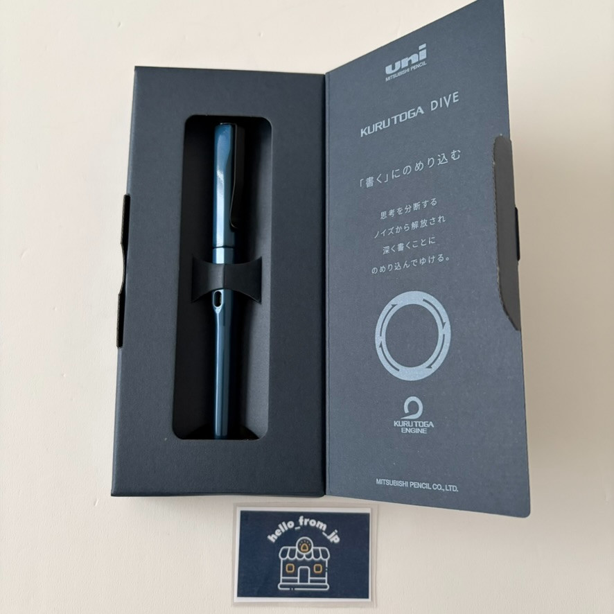 Uni Kuru Toga Dive Abyss Blue Mechanical Pencil 0.5mm Mitsubishi M5-5000