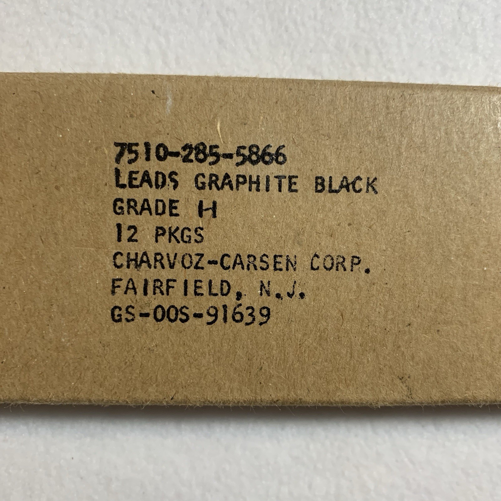 NOS Vintage Lyra Orlow 6317 H Drafting Leads 12 + 1 Tubes Box Military Surplus