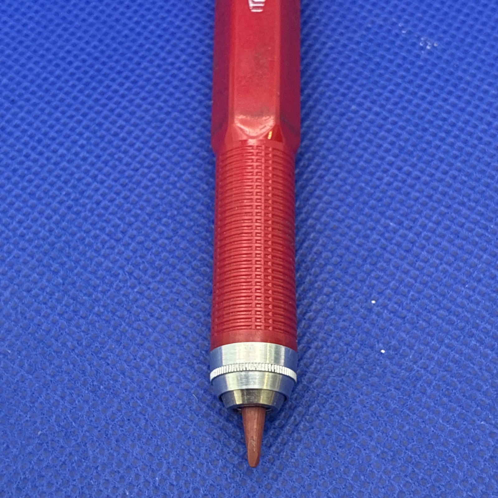Vintage Koh-I-Noor Mechanical Technical Clutch Pencil #48 Red Jumbo Germany