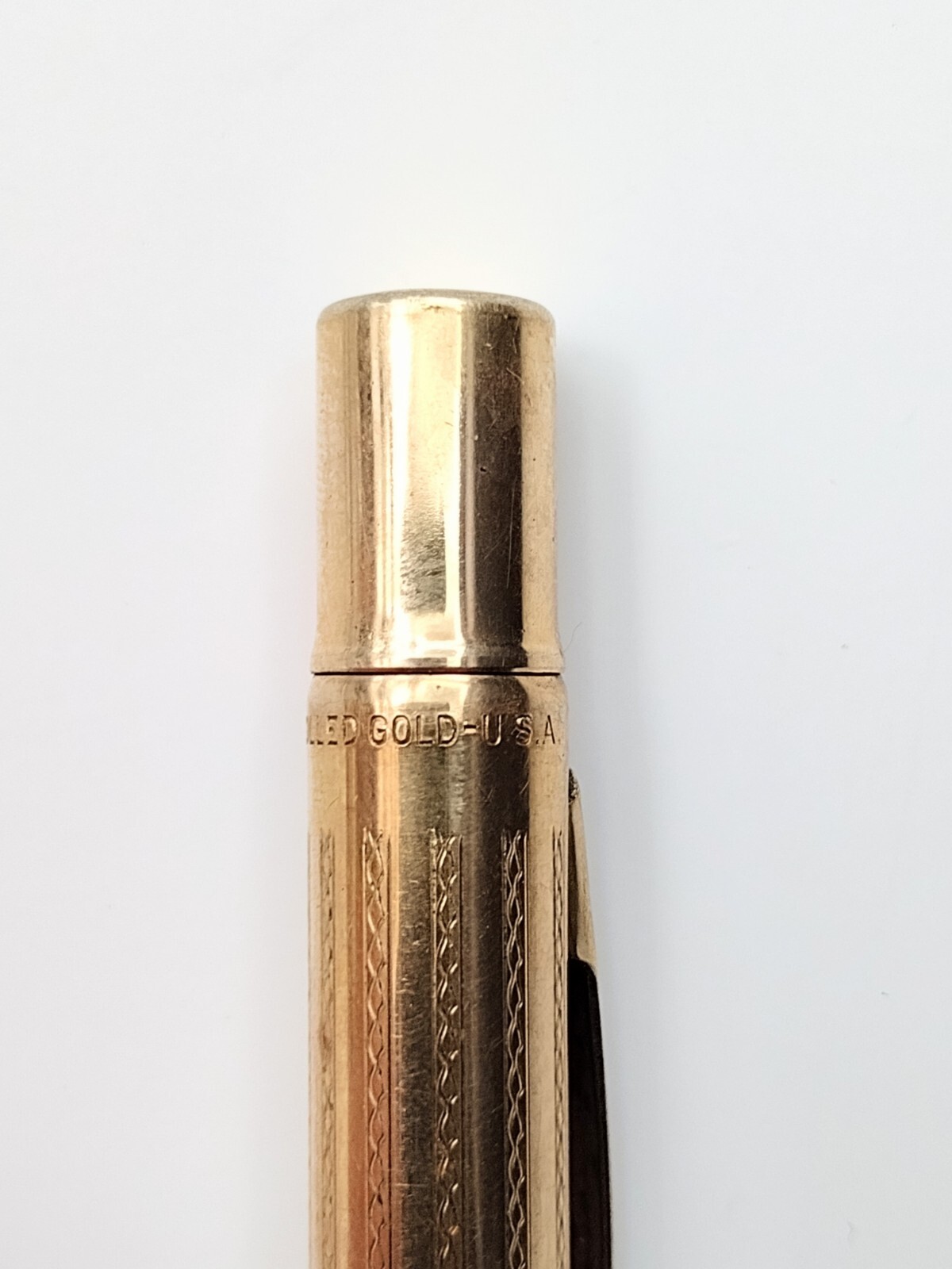 Vintage Norma 10K Rolled Gold & Silver Tone 4 Color Mechanical Pencil