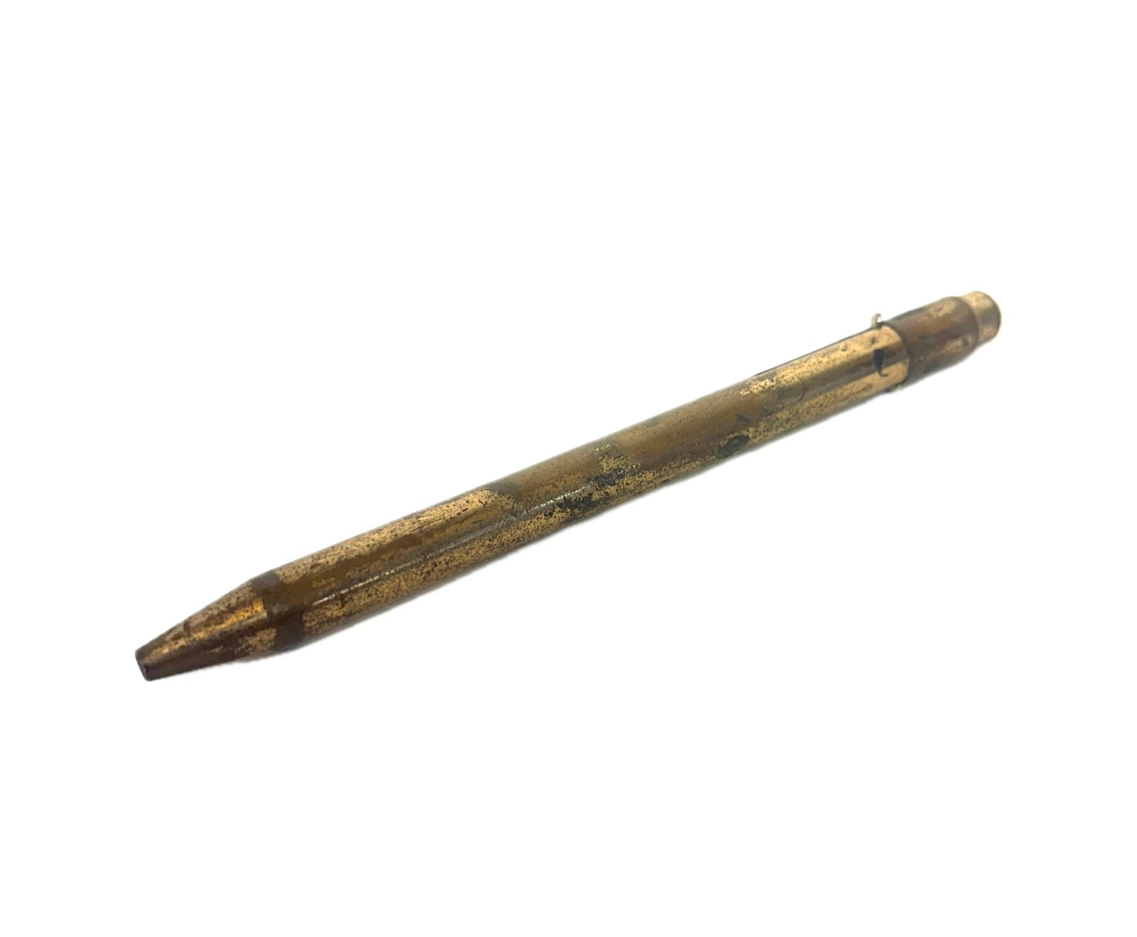 Vintage Robert Murray Brass Tone Mechanical Pencil Ballpoint Pen Dual Combo USA