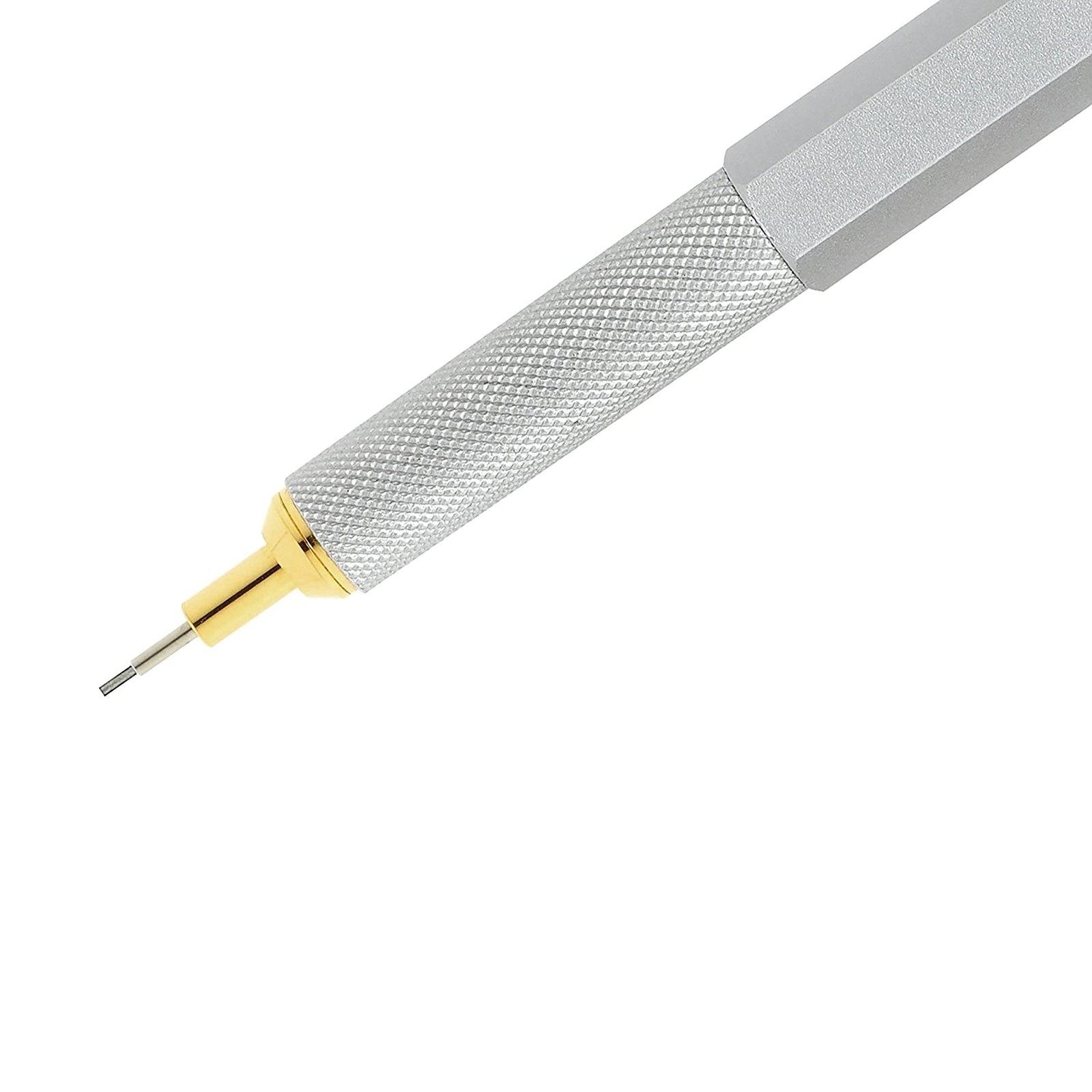 rOtring 800 Mechanical Pencil, 0.7 mm, Silver Metal Barrel
