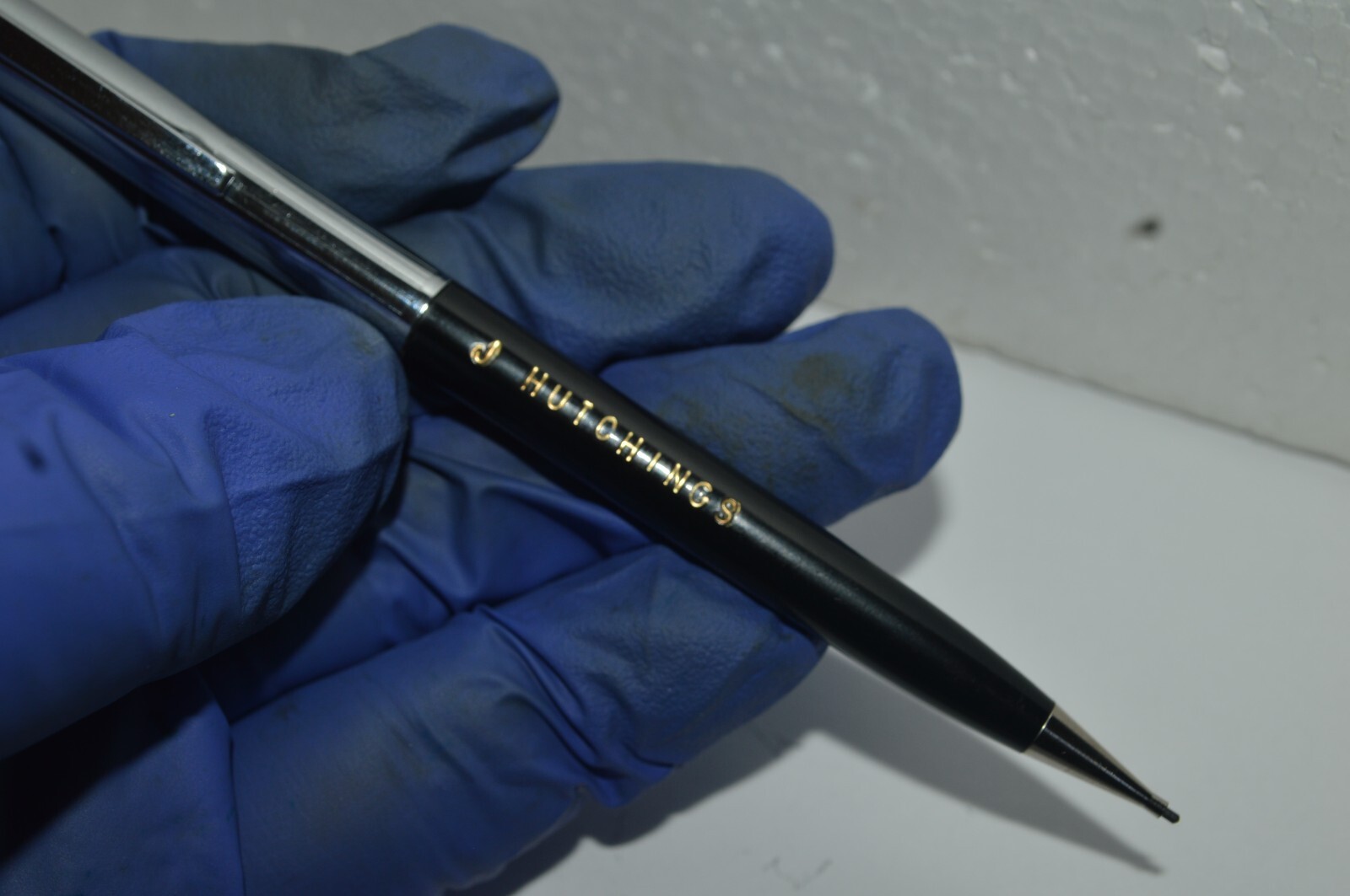 SHEAFFER Mechanical Pencil 0.8mm Engraved J Hutchings Circa 1960’s Tested Works