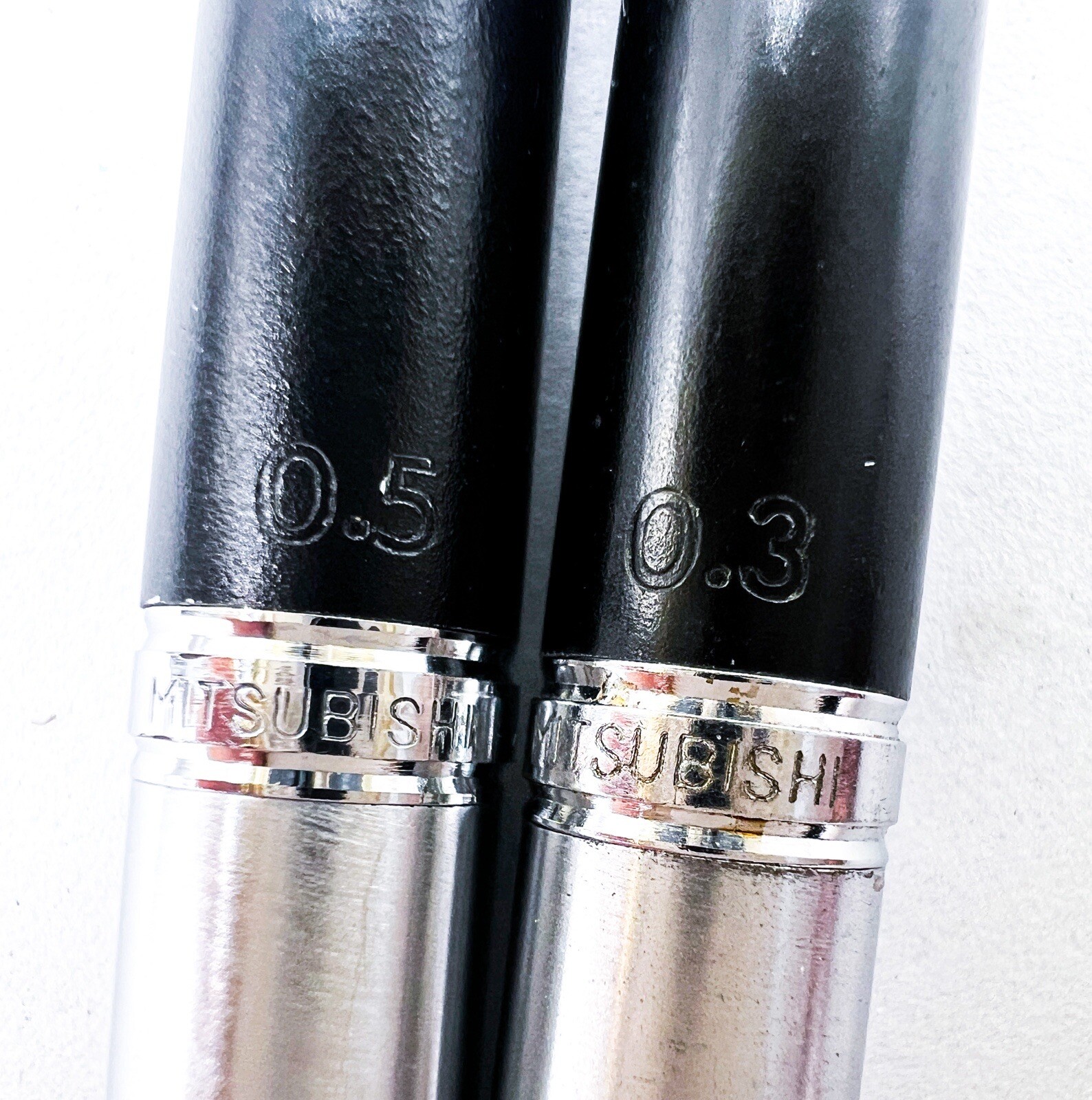 mitsubishi double push 2pc mechanical pencil M3-100 m5-100 knock retractable Tip