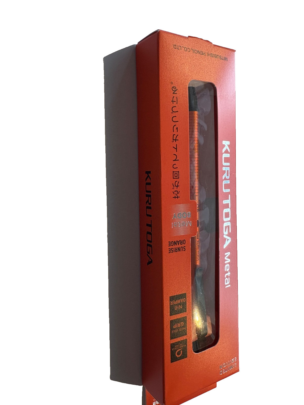 Uni Kuru Toga Metal Mechanical Pencil 0.5mm Sunrise Orange Limited Japan20260718