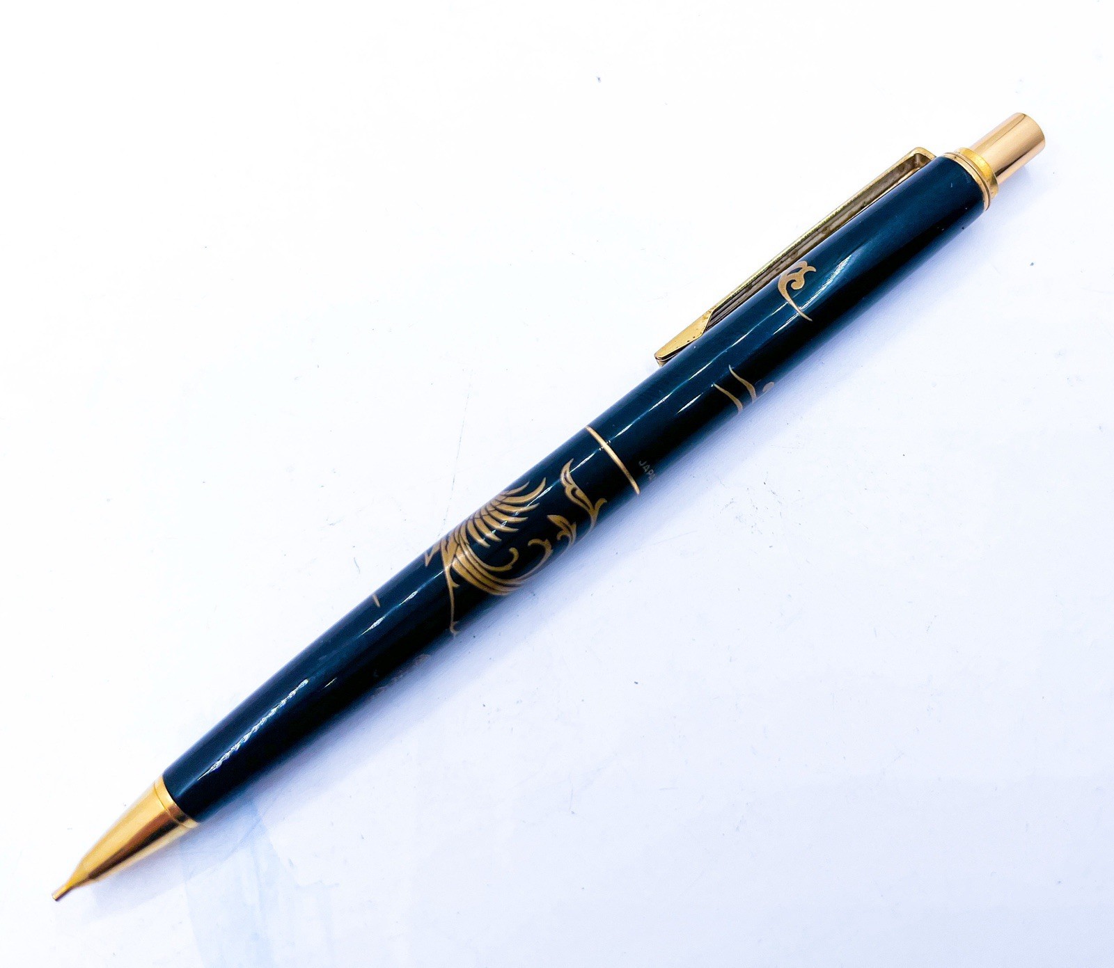Pilot Kokkokai Phoenix mechanical pencil Makie urishi brass Barrel Functional