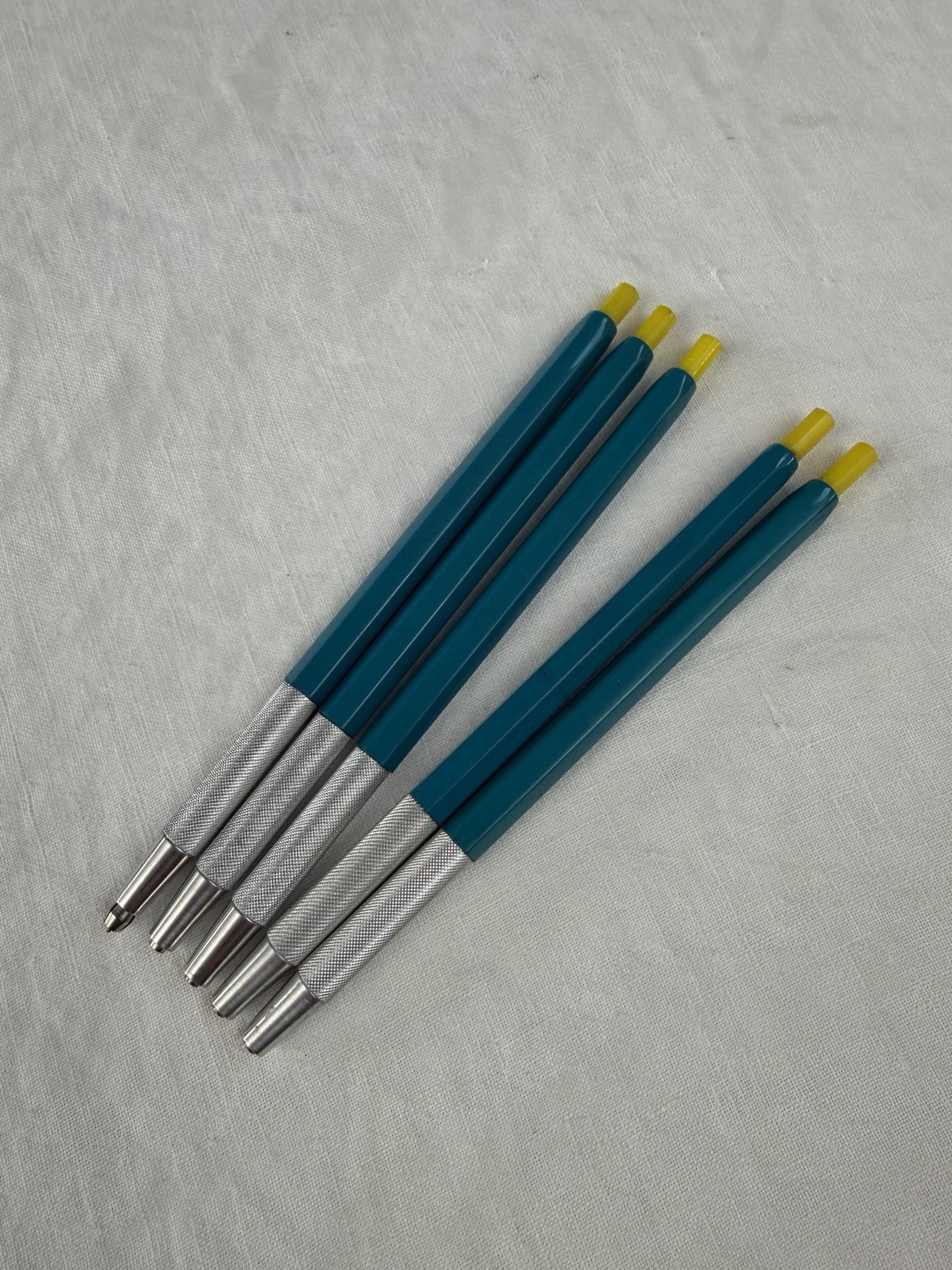 Vintage Eagle Turquoise 10 Mechanical Clutch Lead Drafting Pencils England LOT