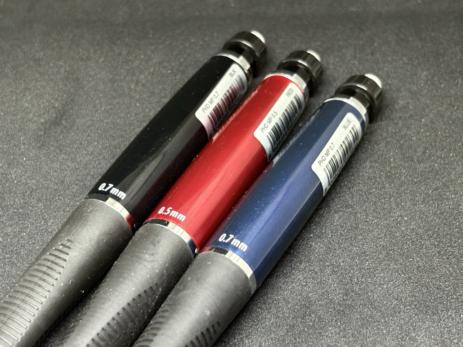 Vintage PaperMate Phd Red Black Blue Mechanical Pencil Made in Japan – LOT OF 3