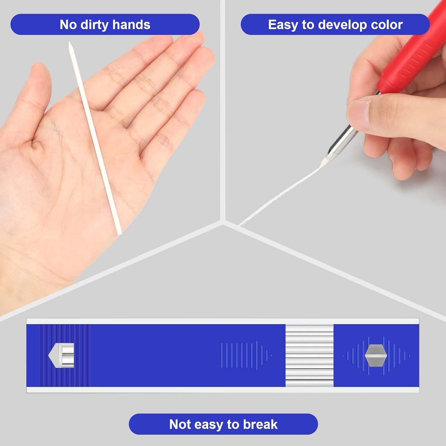 24 Pieces Dry Graphite Refill 2.8 mm Mechanical Pencil Refills Mechanical Con…