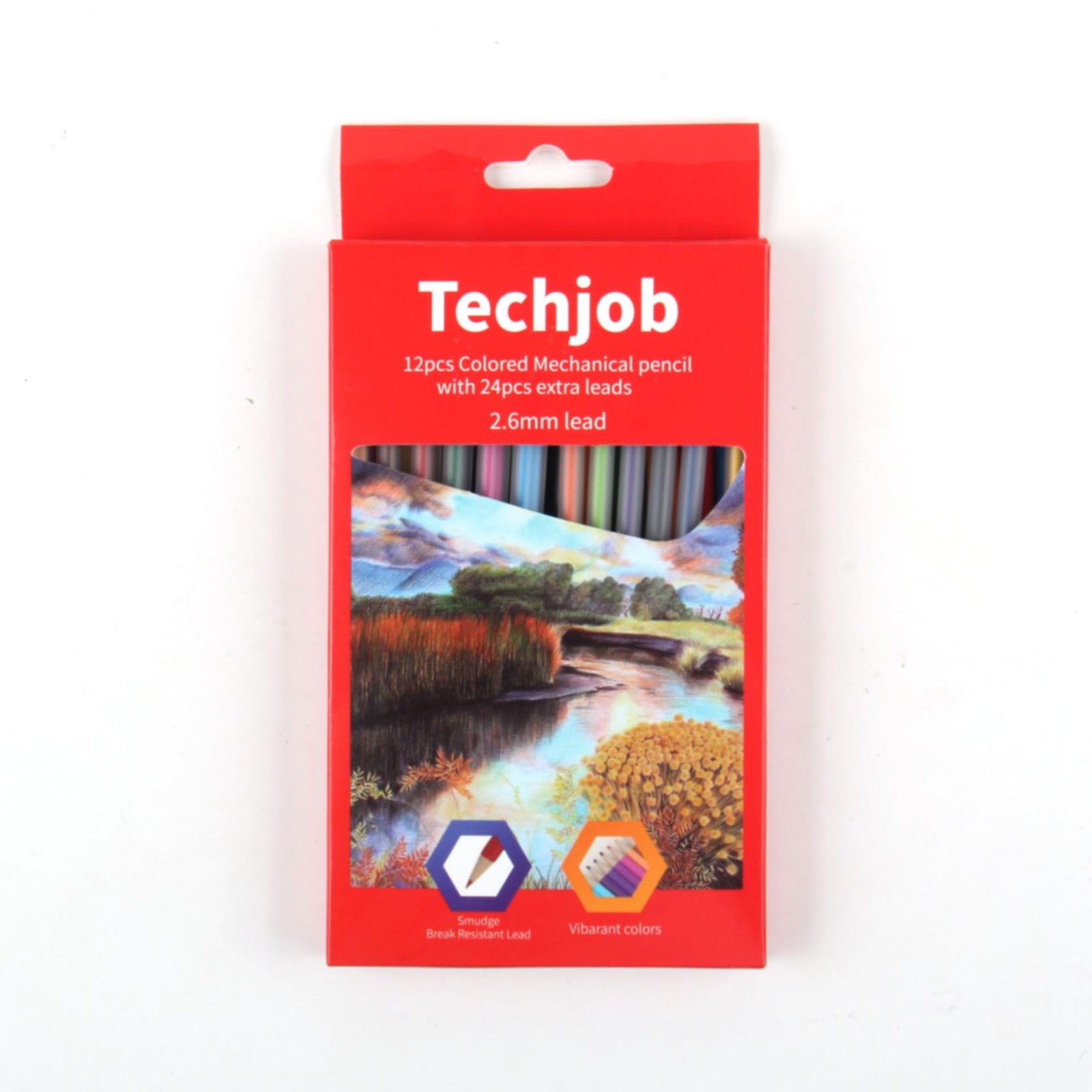 Colored Mechanical Pencil 2.6mm for Coloring and Drawing, Mechanical Colored …