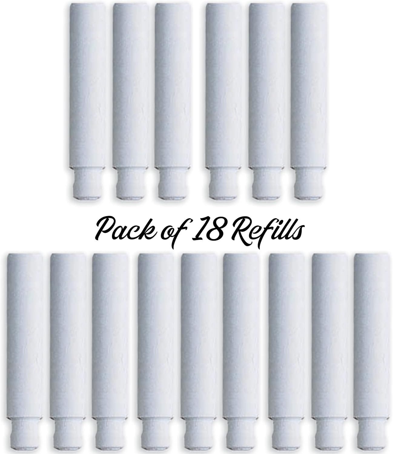 Twist Erase Refill Erasers – 18 Pack, Latex Free Refills for Mechanical Pencils