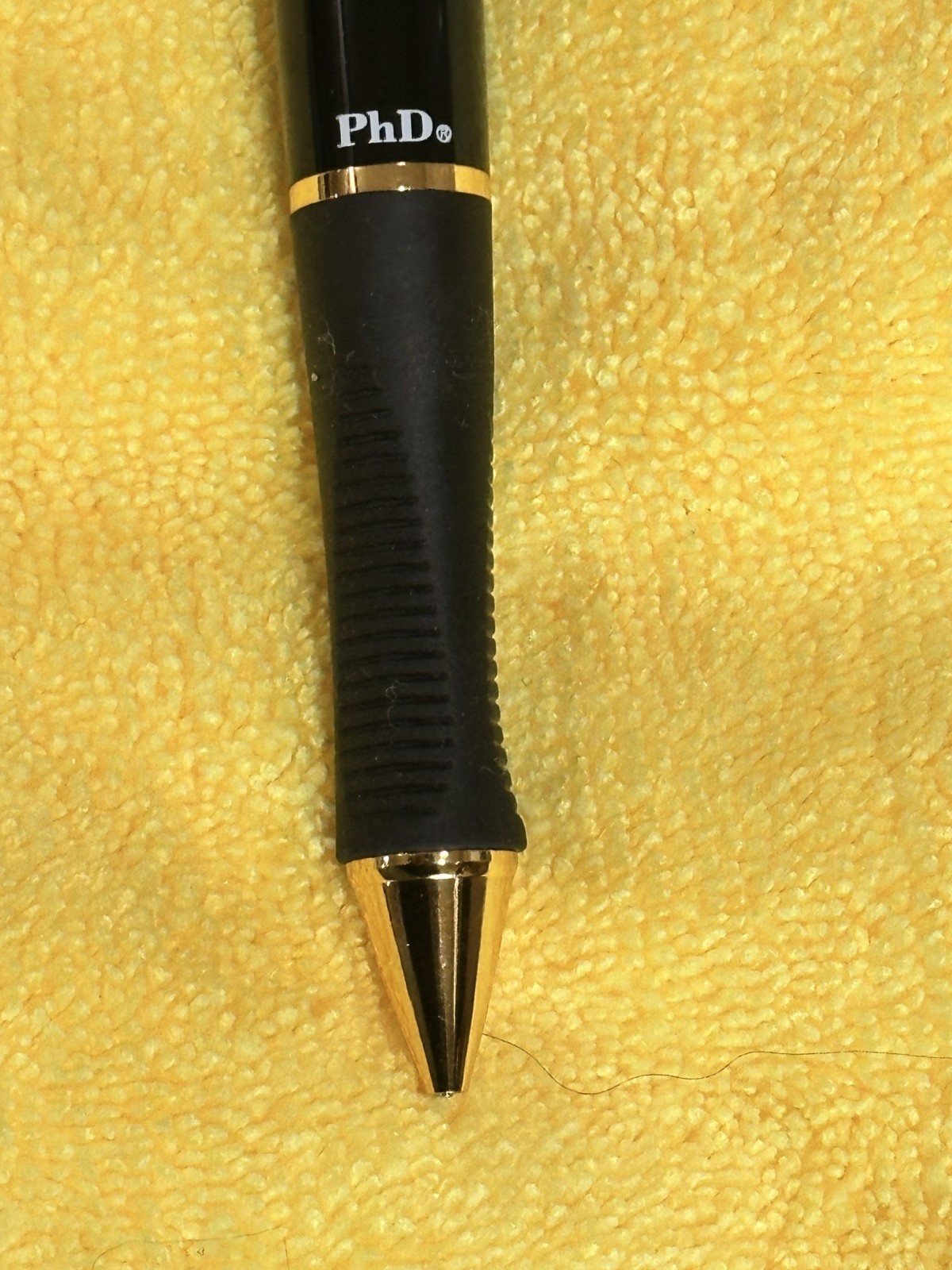 Paper Mate PhD Pencil .5mm Rare 18K Gold Plated Accents, NOS, Boxed