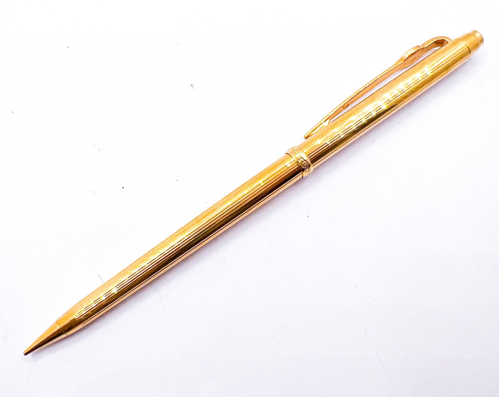 SAILOR Slim Mechanical Pencil Gold Plated 0.5mm Push Cap Full Metal