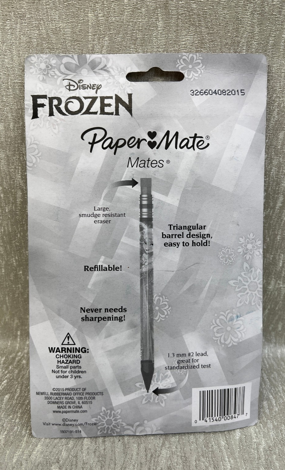 Paper Mate Disney Frozen Mechanical Pencil 4 Pack HB #2 1.3 MM