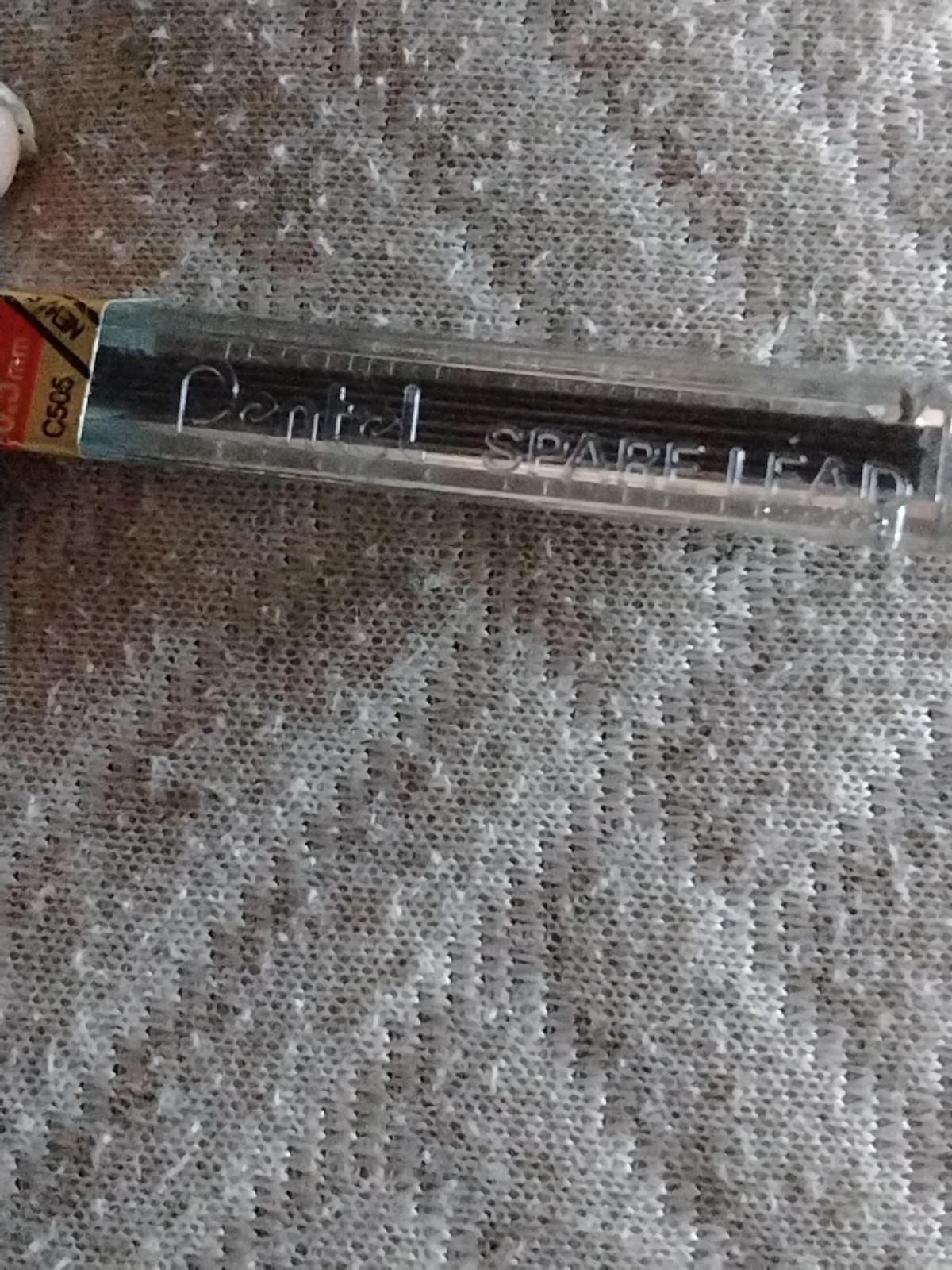 (2) Vtg Pentel MECHANICAL PENCILS P205 Black 0.5mm Body Pocket Clip Japan