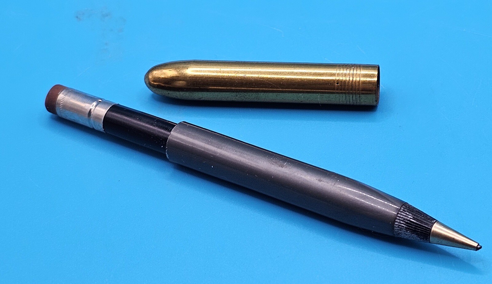 Vintage Wearever Mechanical Pencil 5.25 Inch Dark Grey Gold Writing Utensil