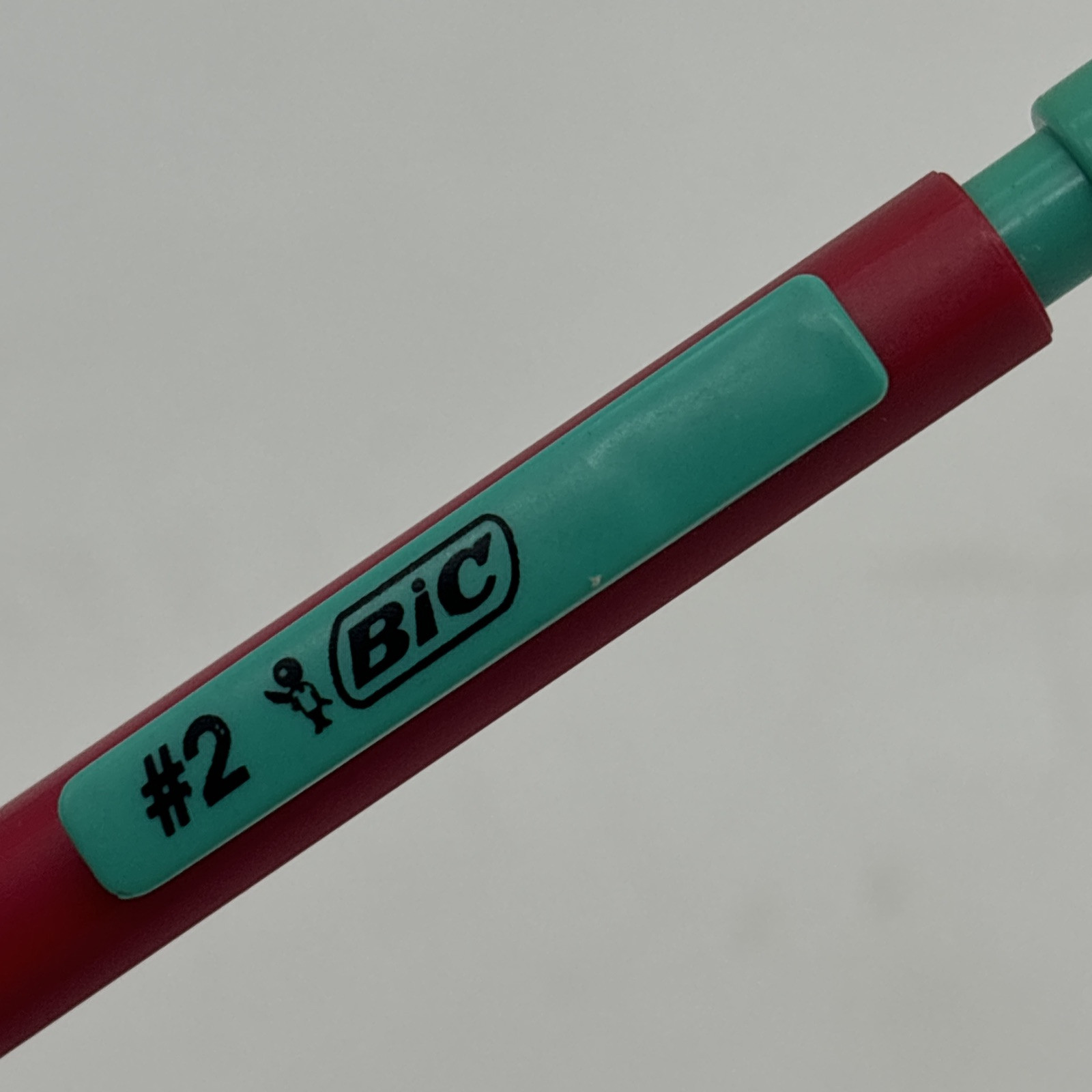 Bic #2 Mechanical Pencils Pink And Blue Green Fuchsia And Turquoise 90s Lot Of 2