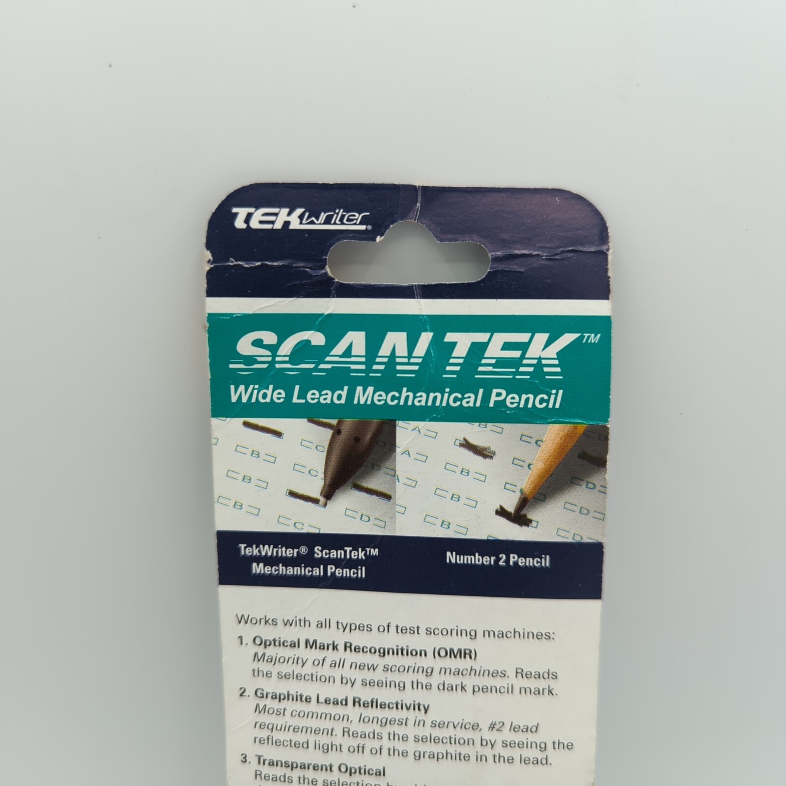 Tek Writer Scan Tek Wide Lead Mechanical Pencil 0.9 mm #2 HB With Refills 2008