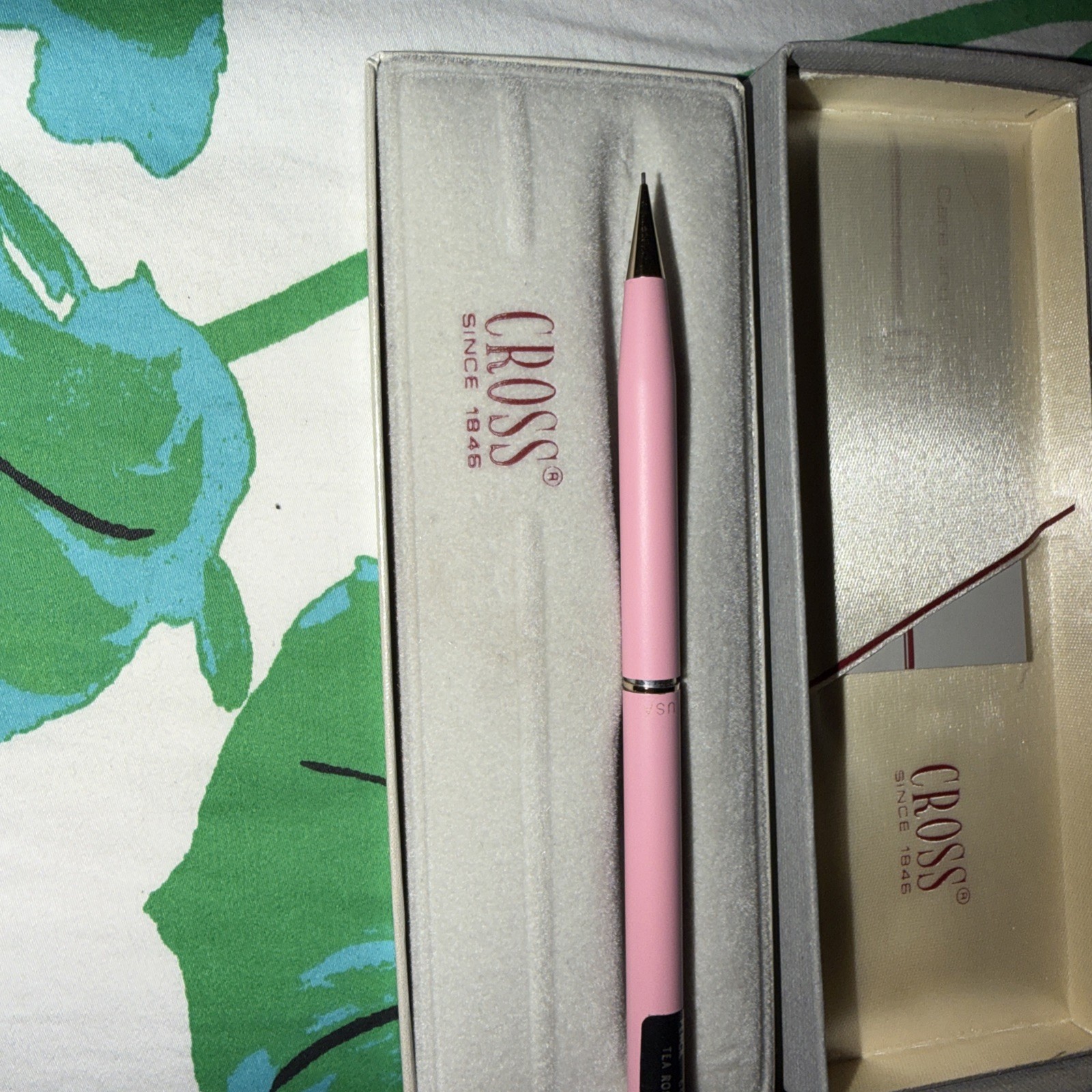 Vintage Cross 3502 Mechanical Pencil Only w/ Original Box & Insert Pink Rare Col