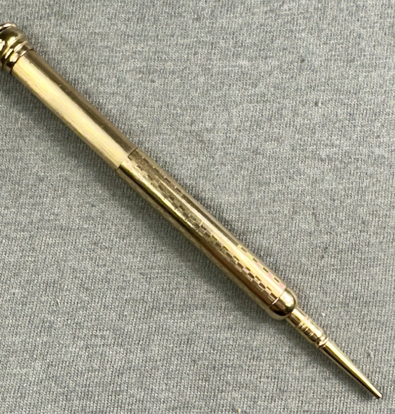 Mabie Todd Victorian Telescoping Magic Pencil MT Hallmark Gold Filled, Works