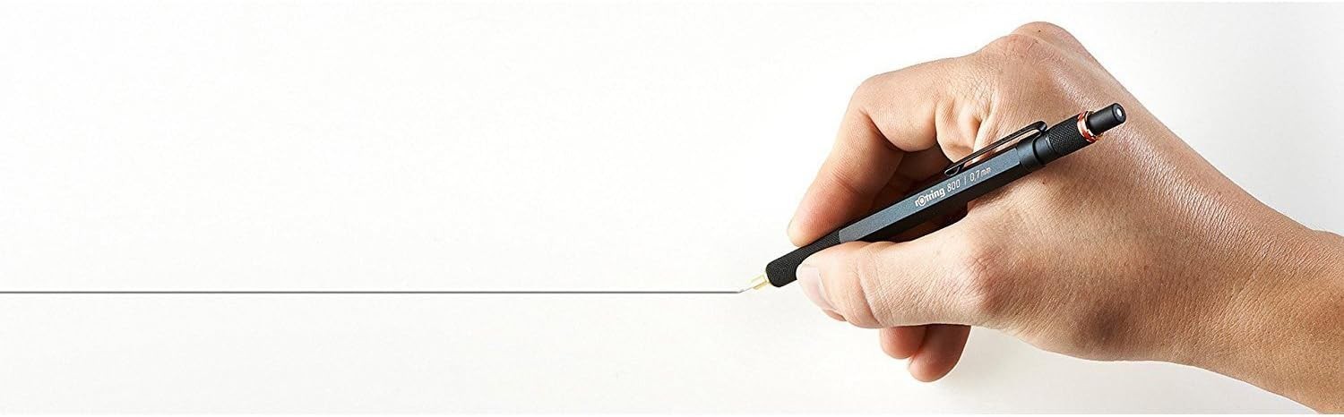 rOtring 800 Retractable Mechanical Pencil, 0.5 mm, Black Barrel (1904447)