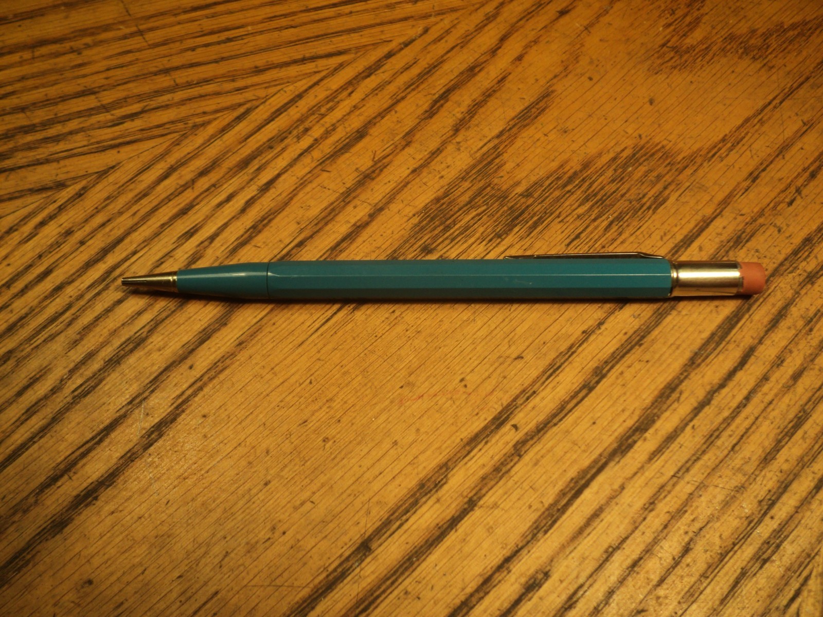 Vintage Autopoint Mechanical Pencil Blue Body & Tip 5-1/2″ Long USA