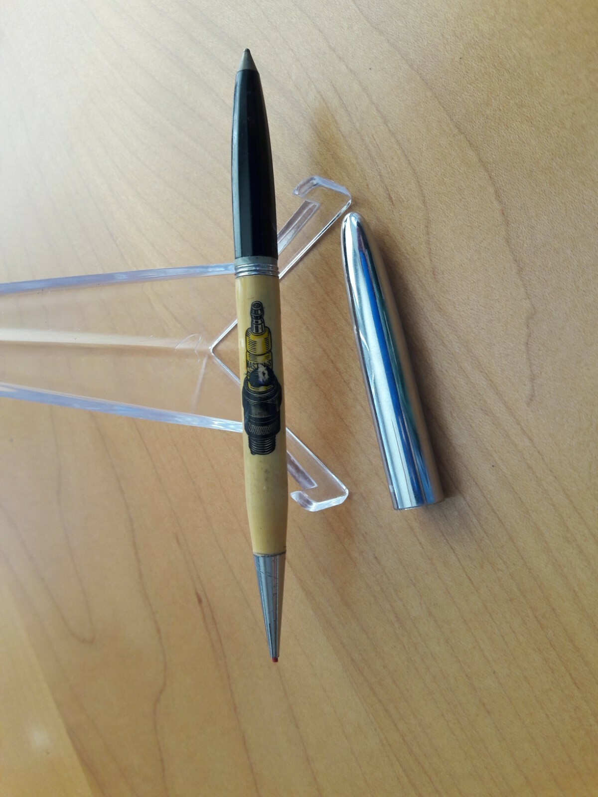 Quickpoint Pencil&Pen Combination Advertising, Hastings Aero-type Spark Plugs.