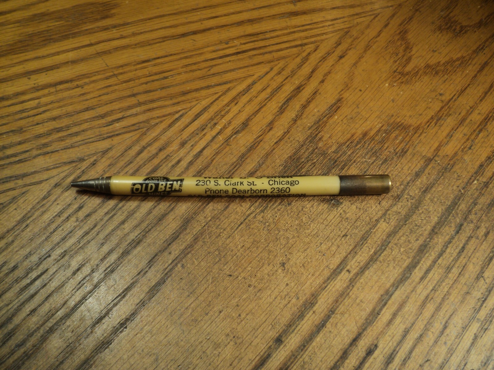 Vintage Mechanical Pencil Old Ben Mines Walter L O’Brien 5-1/4″ Unbranded