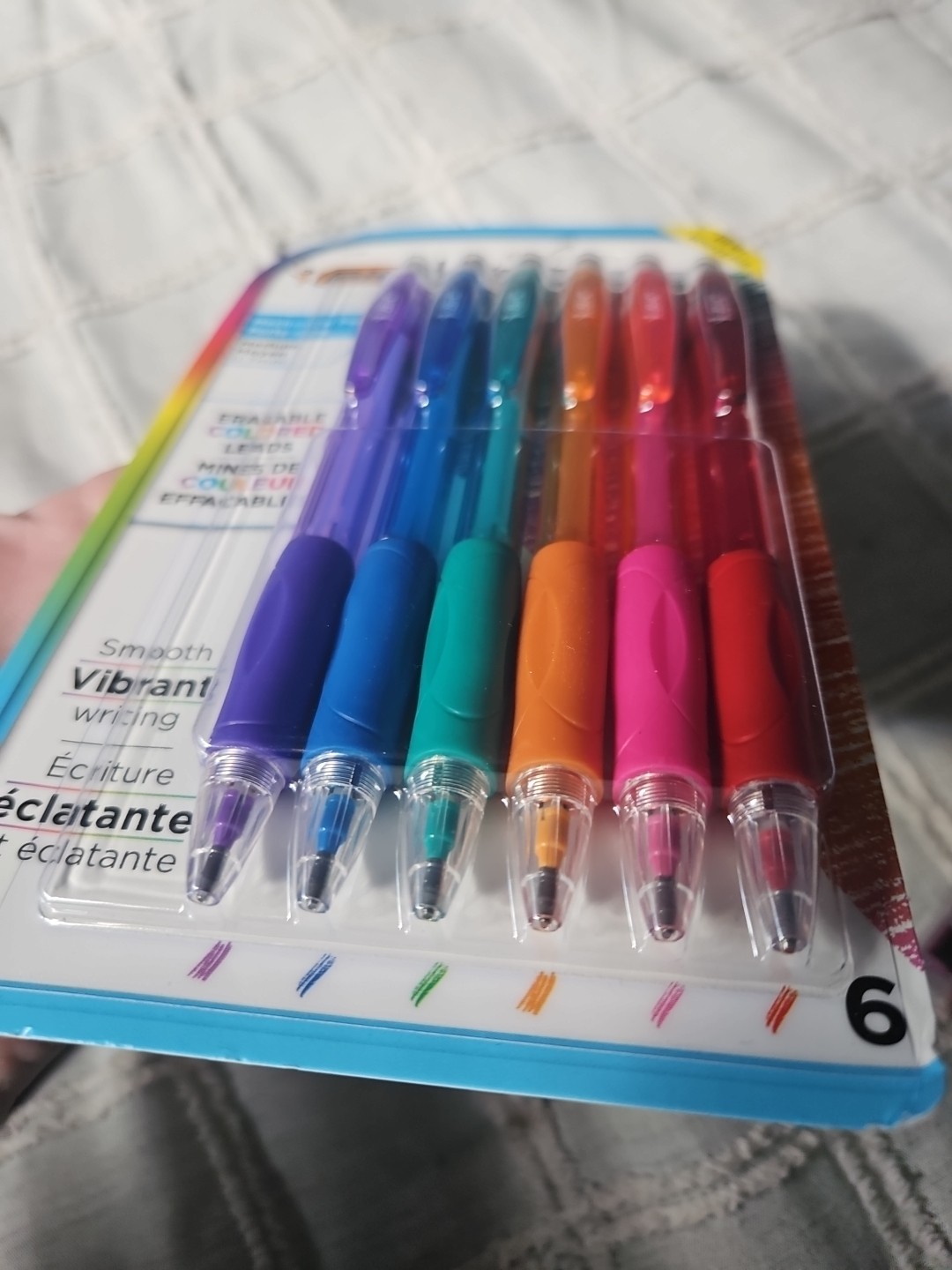 Velocity Mechanical Pencils Colored Leads Medium Point 0.7 mm 6 – Count/ Colors