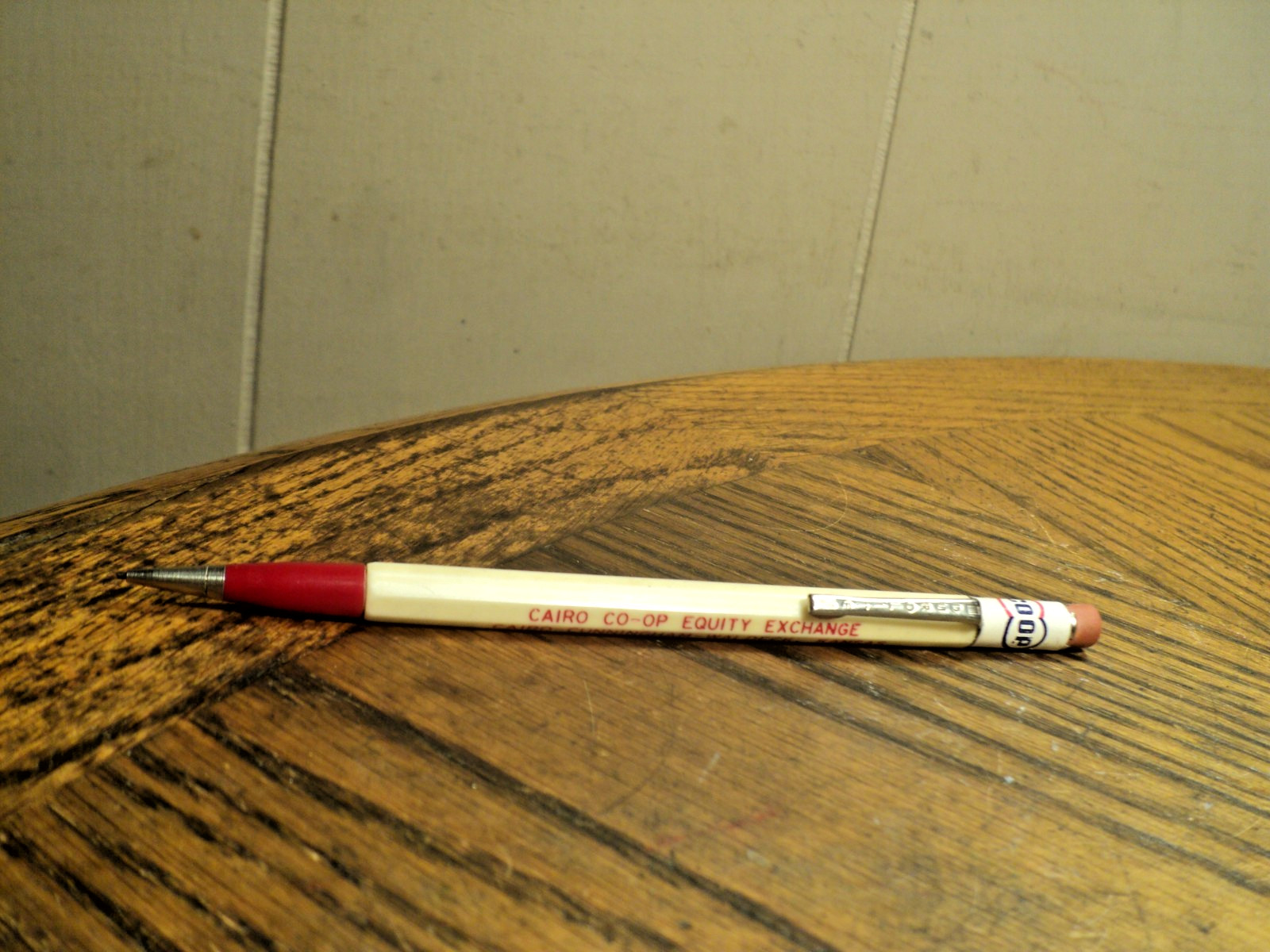 Vintage Durolite Mechanical Pencil Cairo Co-Op Equity Exchange 5-5/8″ Long USA