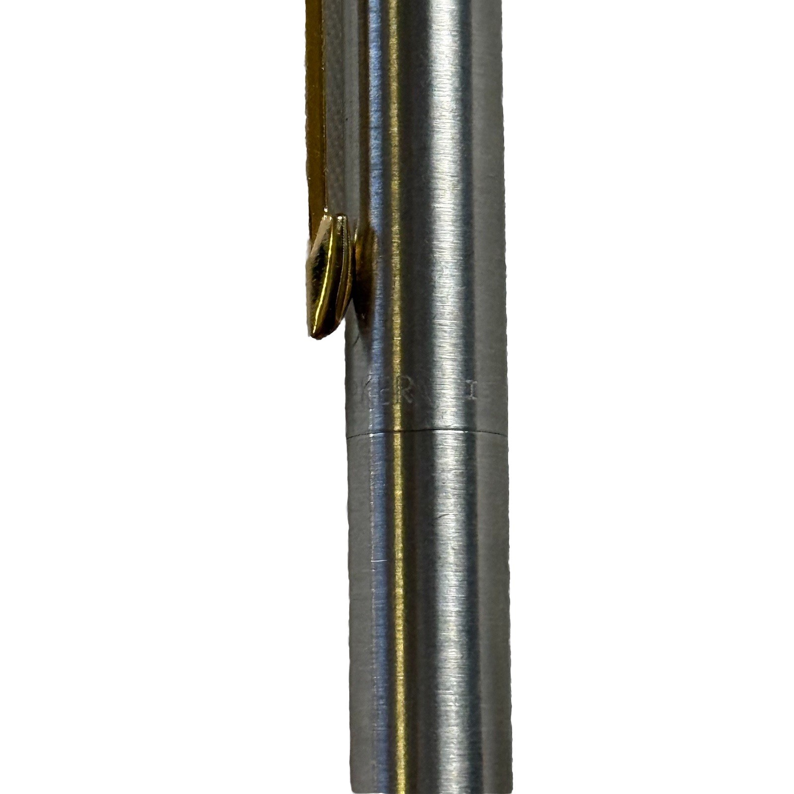 Parker Classic Mechanical Pencil – Brushed Stainless Steel & Gold Trim 0.5mm