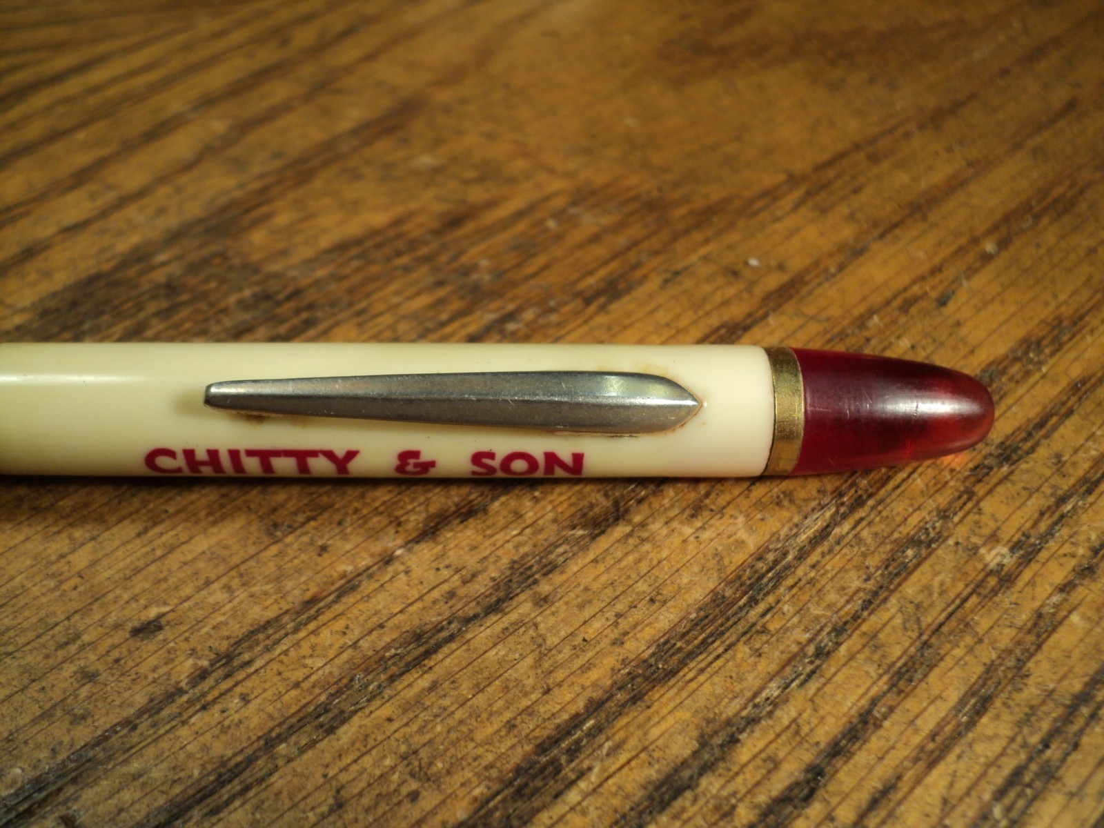 Vintage Mechanical Pencil Advertising Chitty & Son Shelling & Trucking Nevada IA