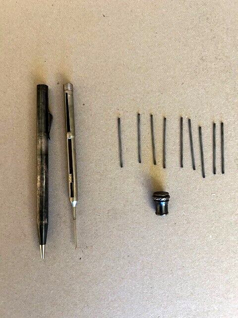 1920’s WAHL Eversharp Silver Plated 5.25″ Clip Mechanical Pencil Original Petina