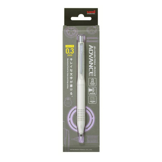Mitsubishi uni Mechanical Pencil Kurutoga ADVANCE Ivory 0.3mm