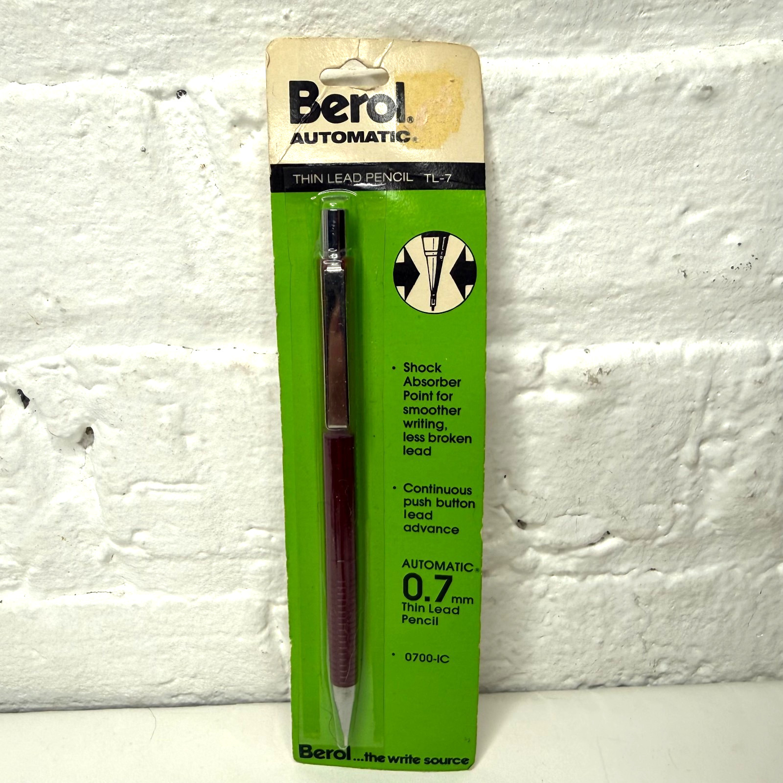 NOS! Berol Automatic TL-7 Thin Lead Mechanical Pencil 0.7mm