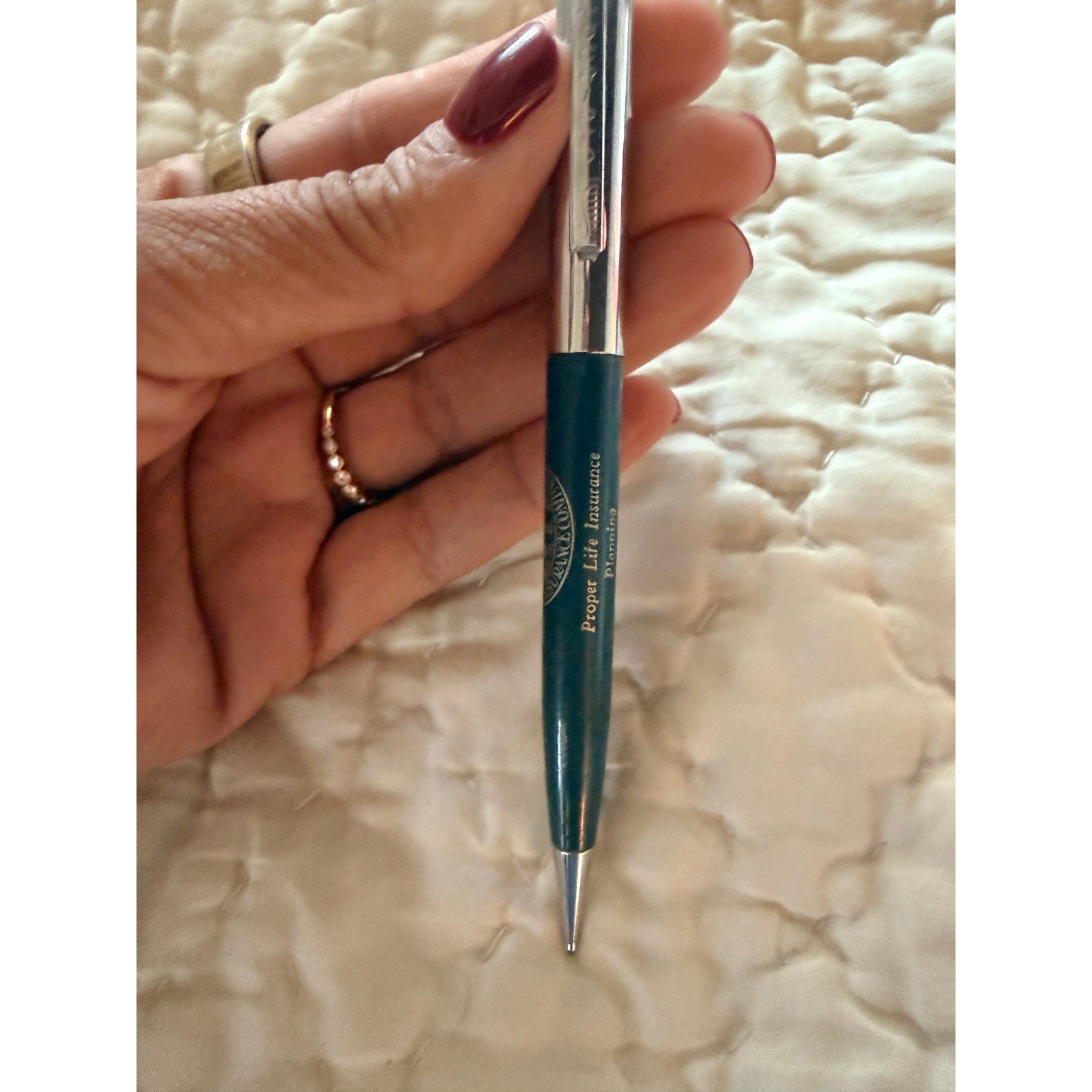 Vintage Scripto 100 Mechanical Pencil Great Southern Life Insurance