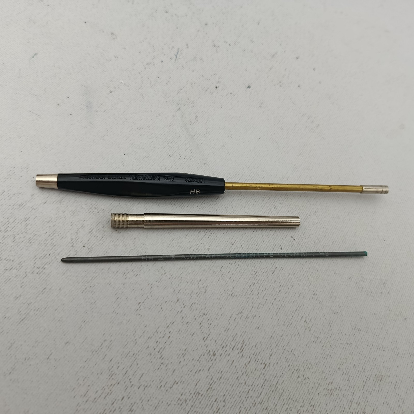 A.W. Faber Castell TEKAGRAPH 9603 Clutch Pencil 2 mm Excellent VTG 60s RARE