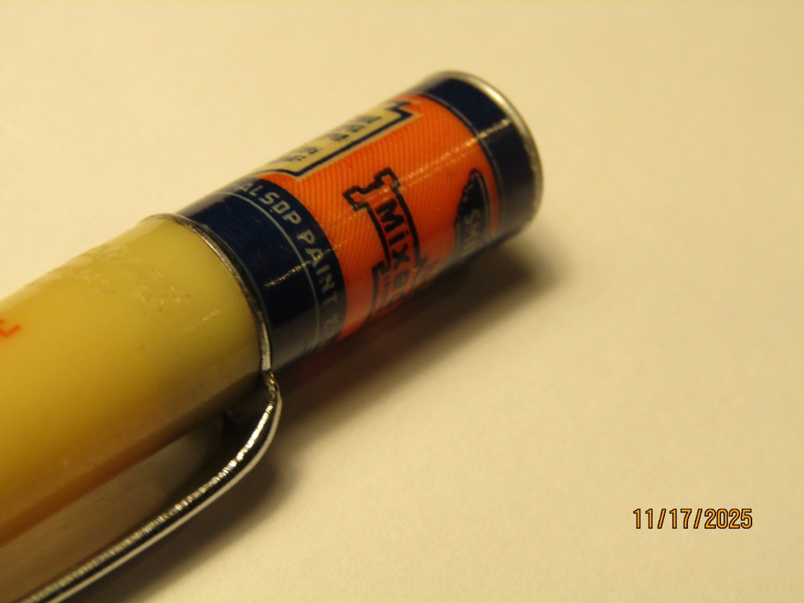 Vintage Ritepoint Mechanical Pencil Onley Paint & Wallpaper Smithalsop Can Top