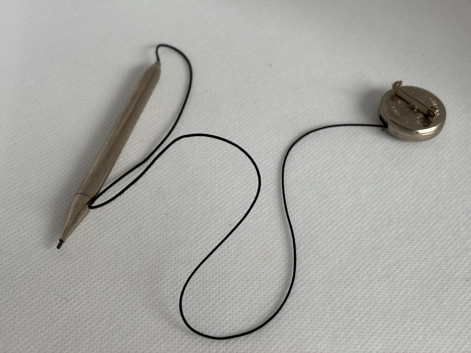 Scarce silver mechanical retractable pencil RAWL ENG MFG CO. PROVIDENCE R.I.