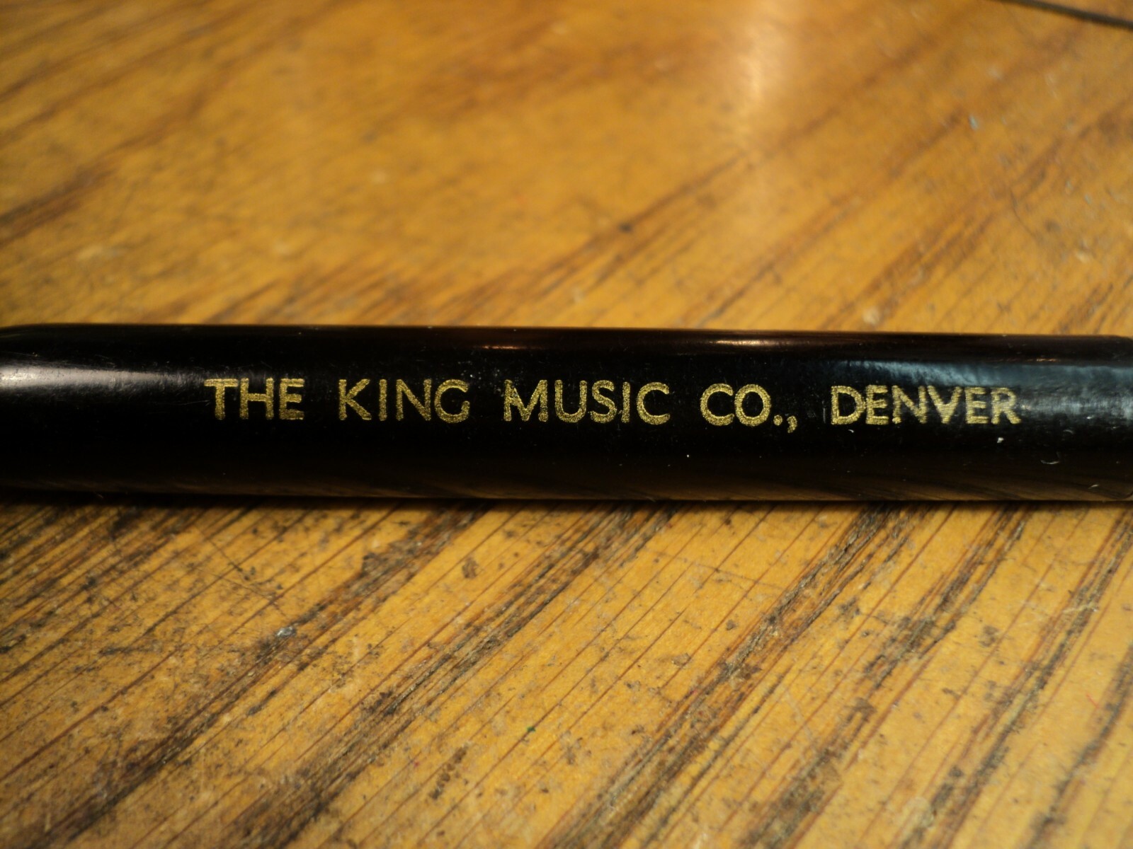 Vintage Mechanical Pencil Advertising The King Music Co Denver