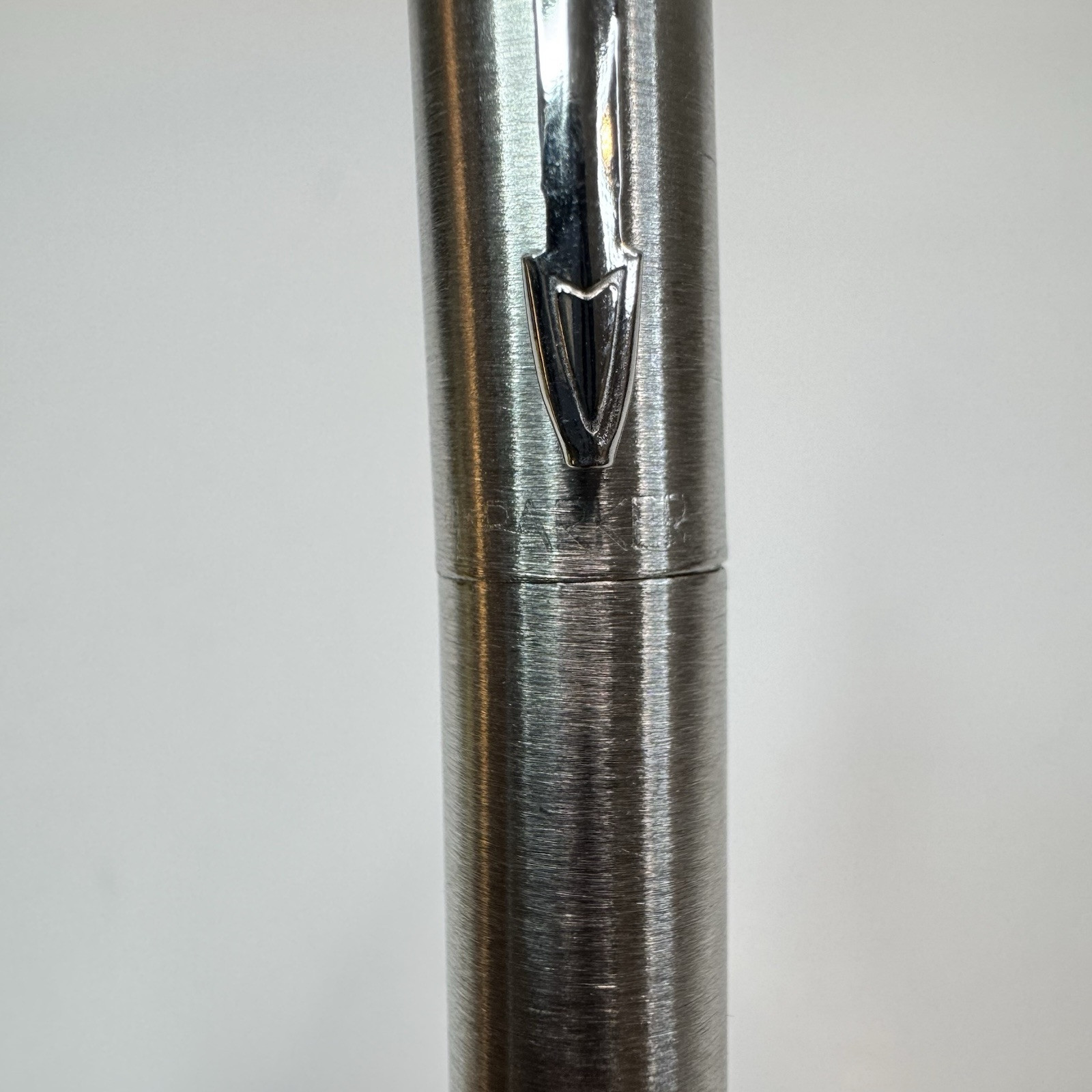 Vintage 1970’s Parker 45 Flighter Stainless Steel Mechanical Pencil Silver Trim